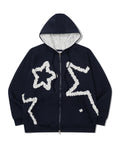 ugly-shadow-fw-25-flower-star-hooded-zipup-navy-navy-s