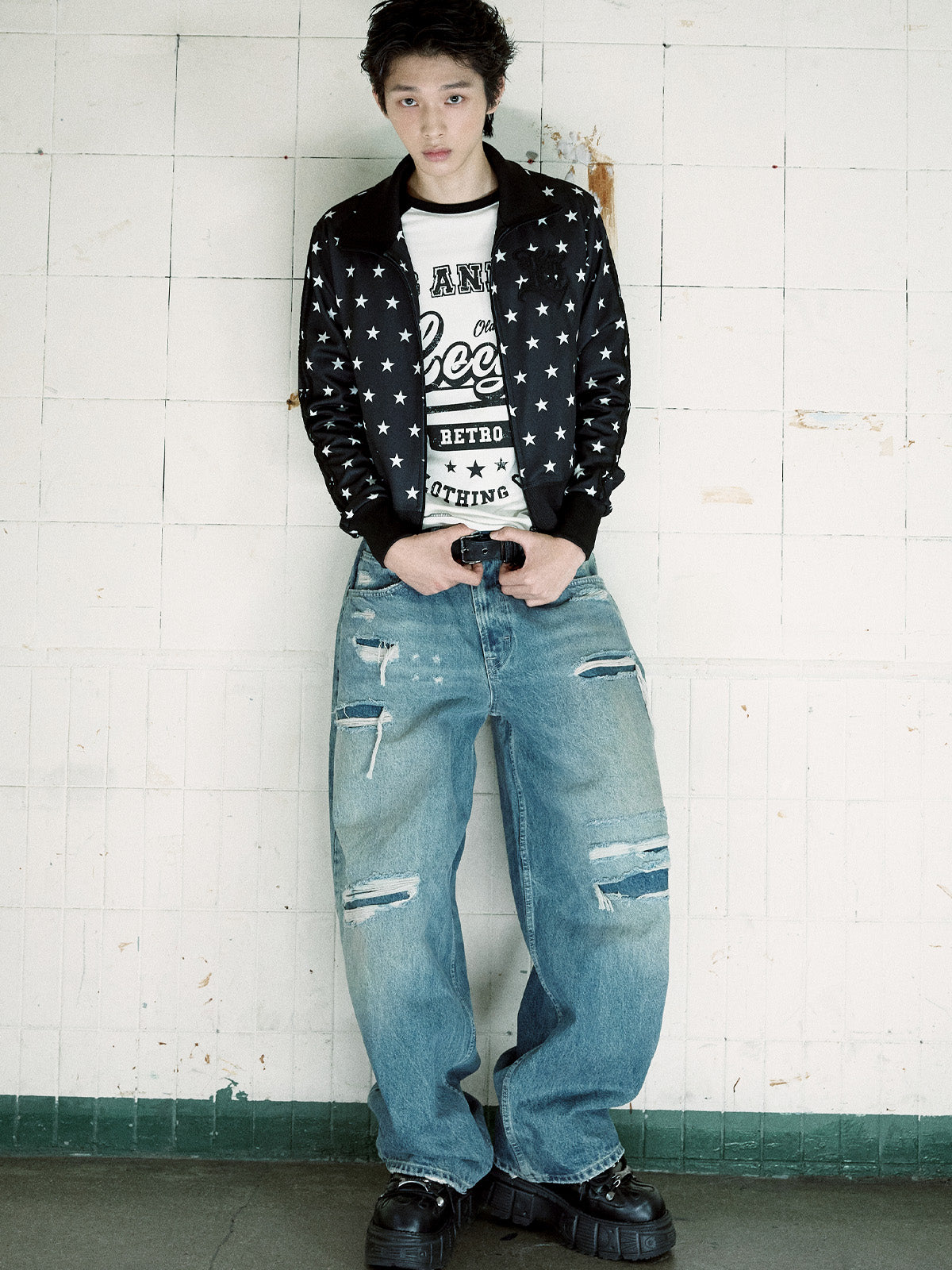 lecyto-fw-25-fever-star-track-zip-up-jacket-black-black-s