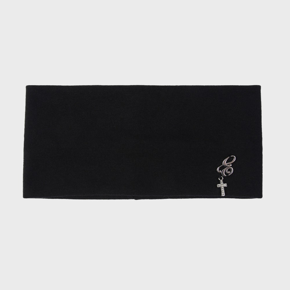 eireve-fw-25-cross-logo-headband-black-black-s