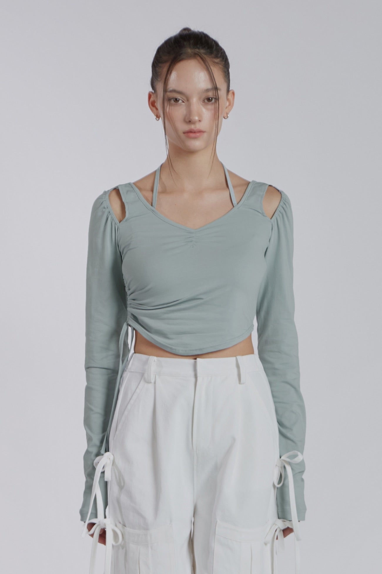 jinjuse-ss-26-halter-neck-shirring-top-mint-mint-s