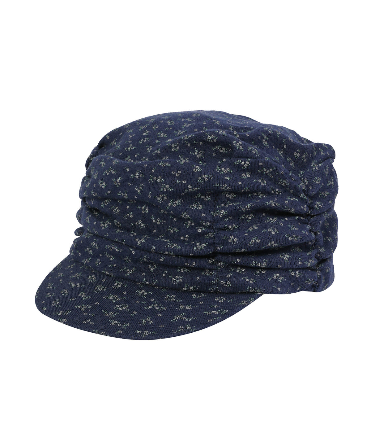 bauf-fw-26-soft-shirred-cap-floral-navy-navy-s