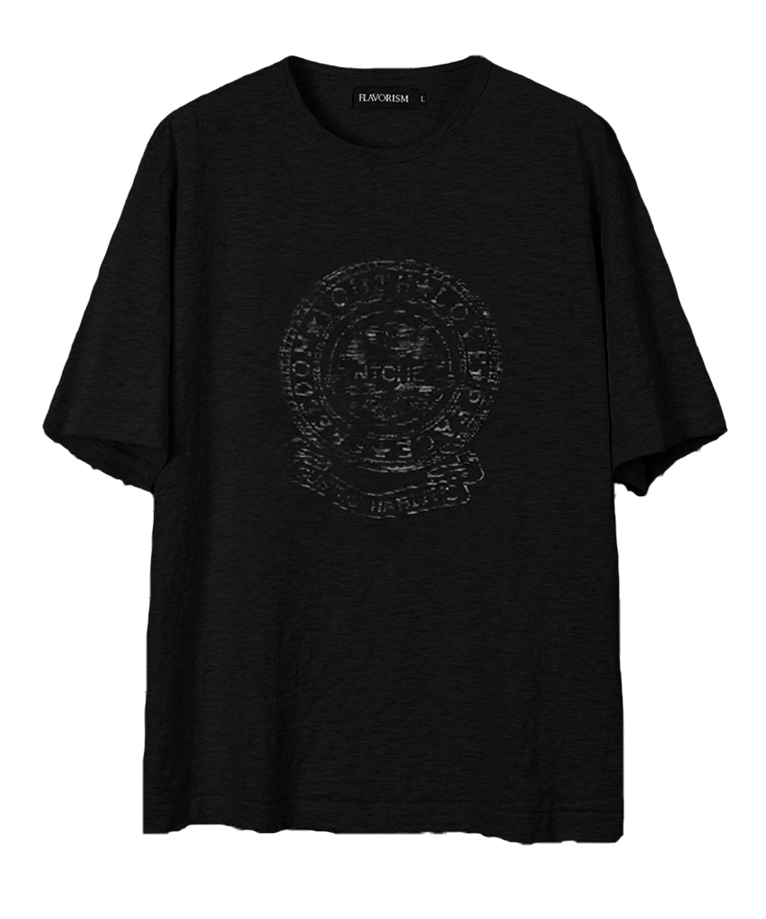 flavorism-ss-26-niche-slub-t-shirt-tt0100-black-s