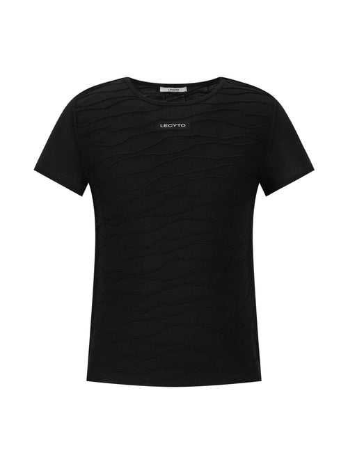 lecyto-ss-26-wave-relief-t-shirt-black-black-s