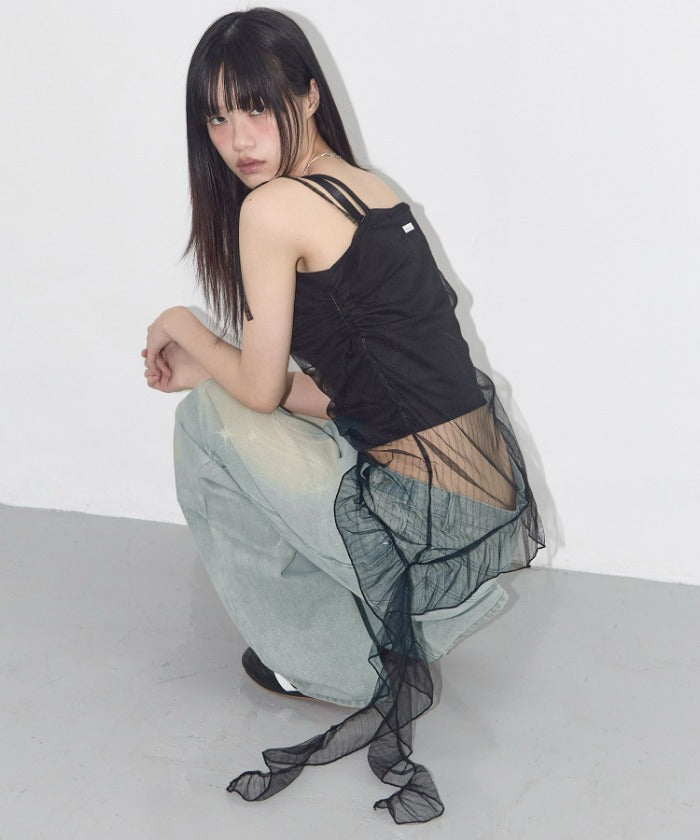 fancy-club-ss-25-lace-shirring-layered-dress-(black)-f25qd815