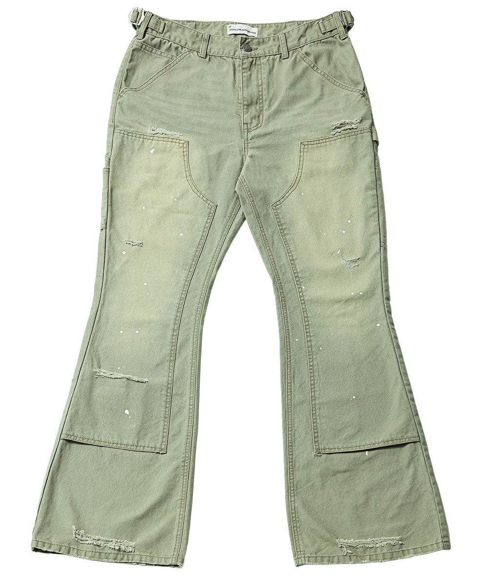 schism-inducing-ss-26-double-knee-boot-cut-duck-pants-olive-olive-s