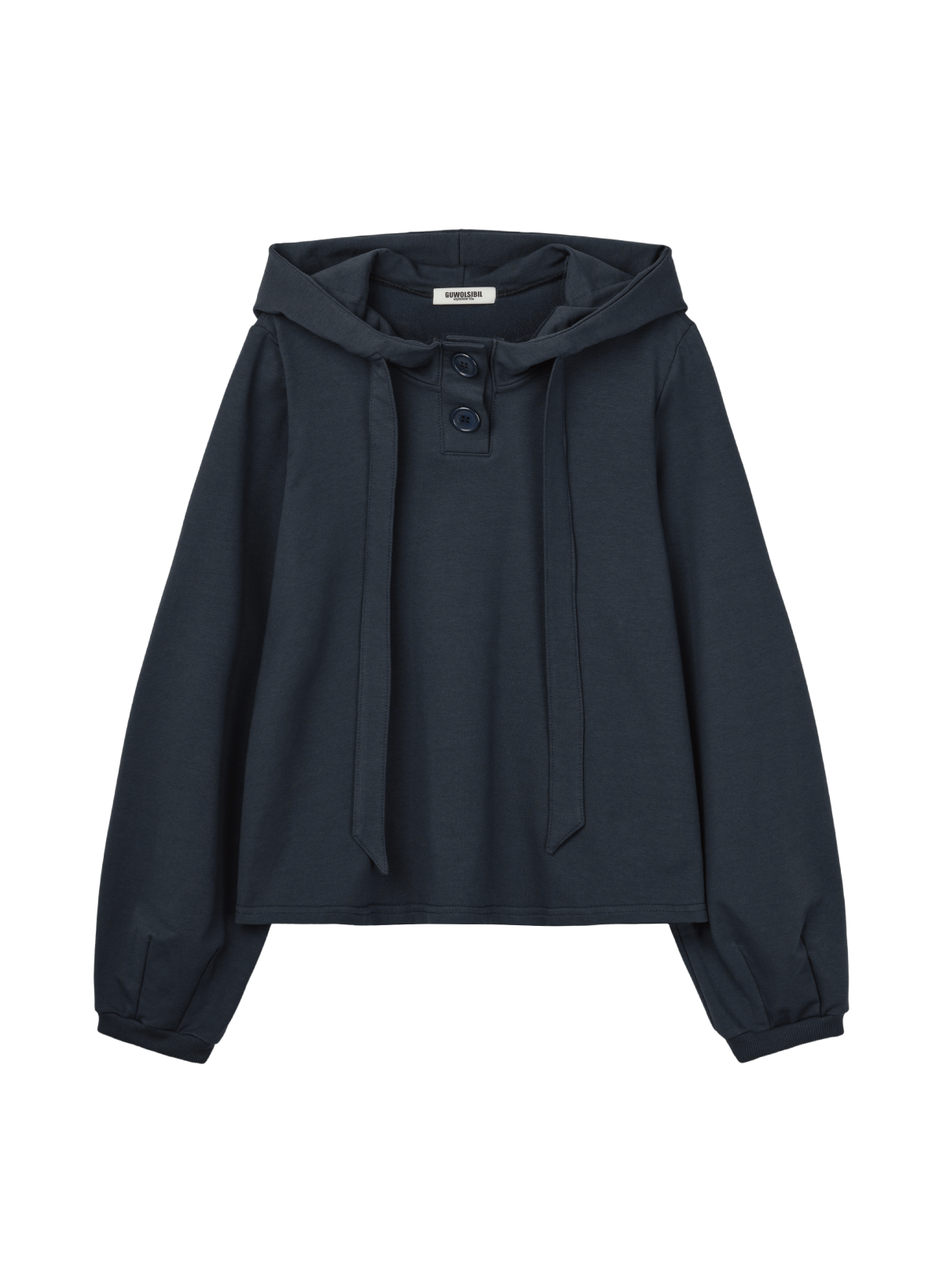 guwolsibil-fw-26-drape-placket-hoodie-navy-navy-s
