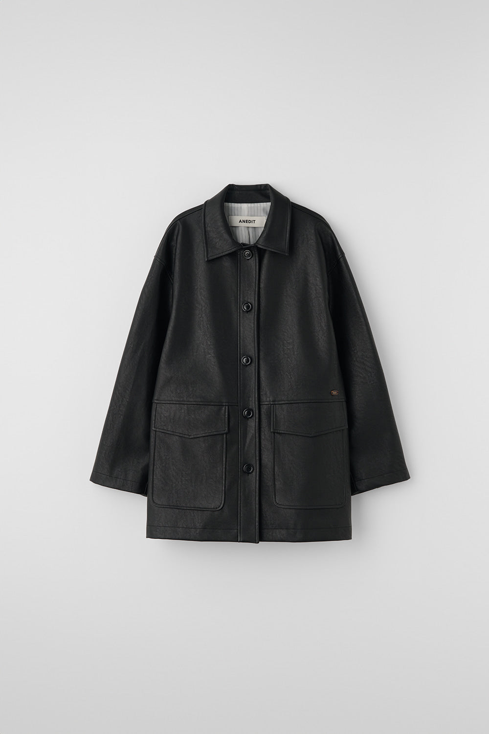 anedit-fw-26-o-atelier-faux-leather-single-half-jacket-black-black-s