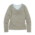sunnect-ss-26-floral-cinch-front-ls-tee-mocha-mocha-s
