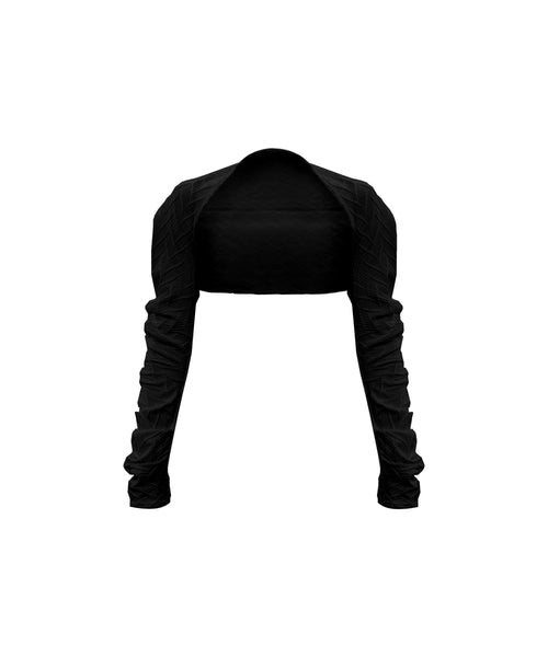 0104-ss-25-s/no.23-wrinkle-bolero,-black