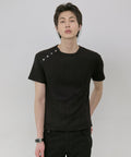 lekim-ss-26-shoulder-button-tee-black-black-s