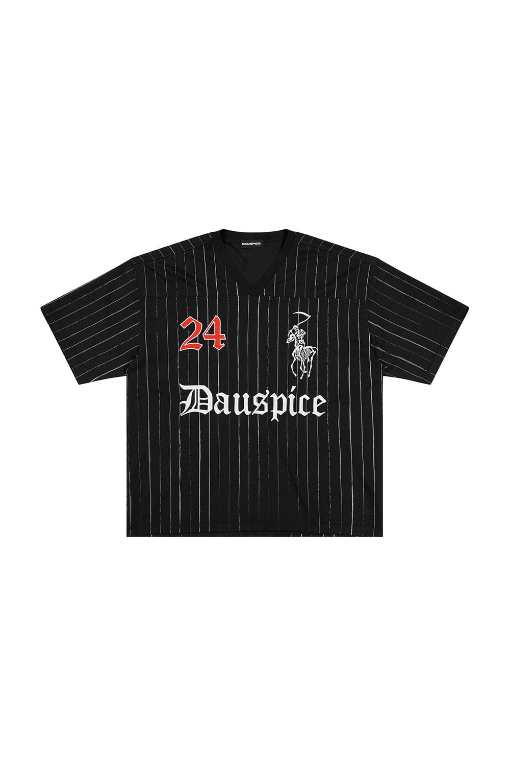 dauspice-ss-26-bb-stripe-football-jersey-black-black-s