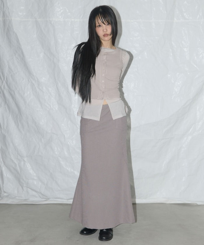 fancy-club-ss-25-cut-out-mermaid-long-skirt-(brown)-f25qd897