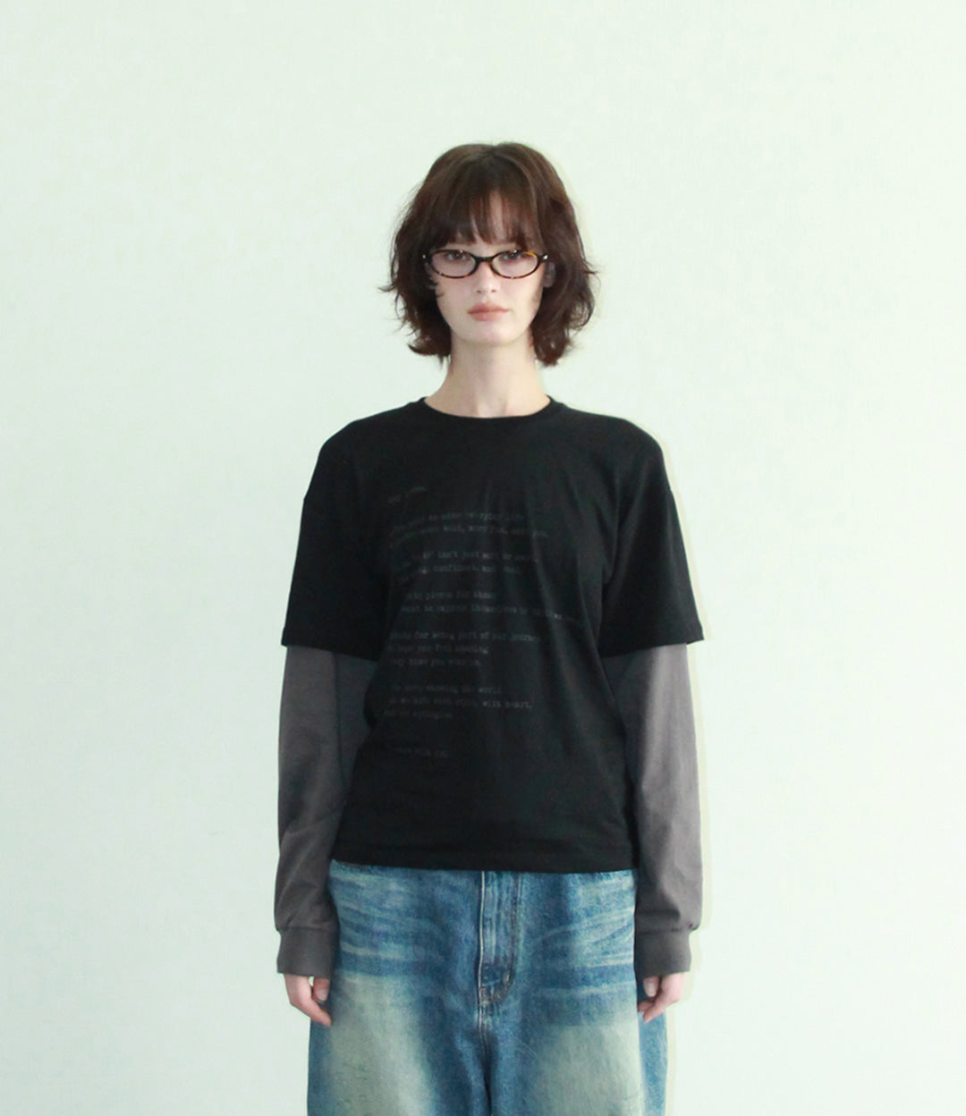 hagamos-fw-25-contrast-layered-sleeve-t-shirt-black-taupe-grey-black-taupe-gray-s
