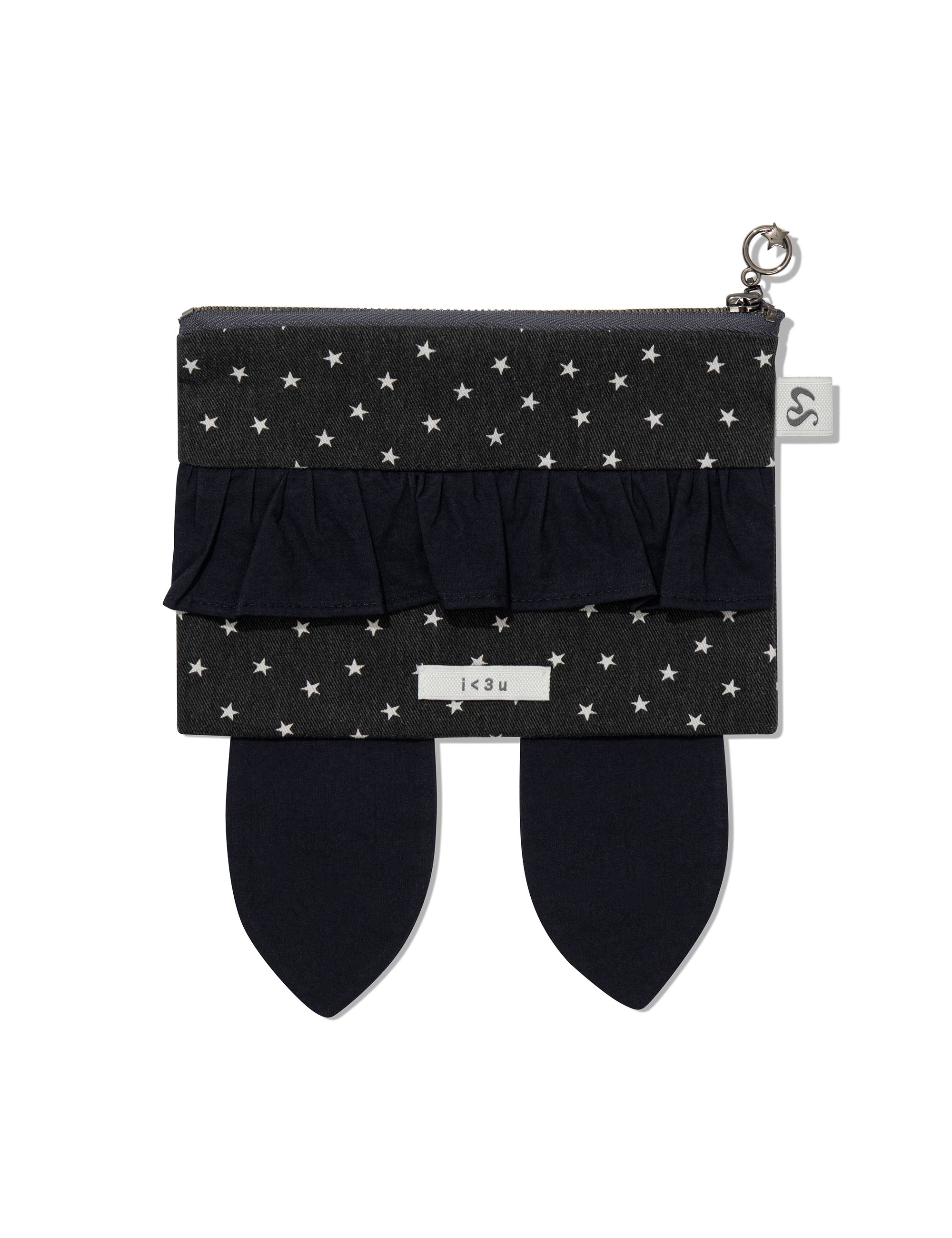uglyshadow-ss-26-rabbit-star-pouch-charcoal-charcoal-s