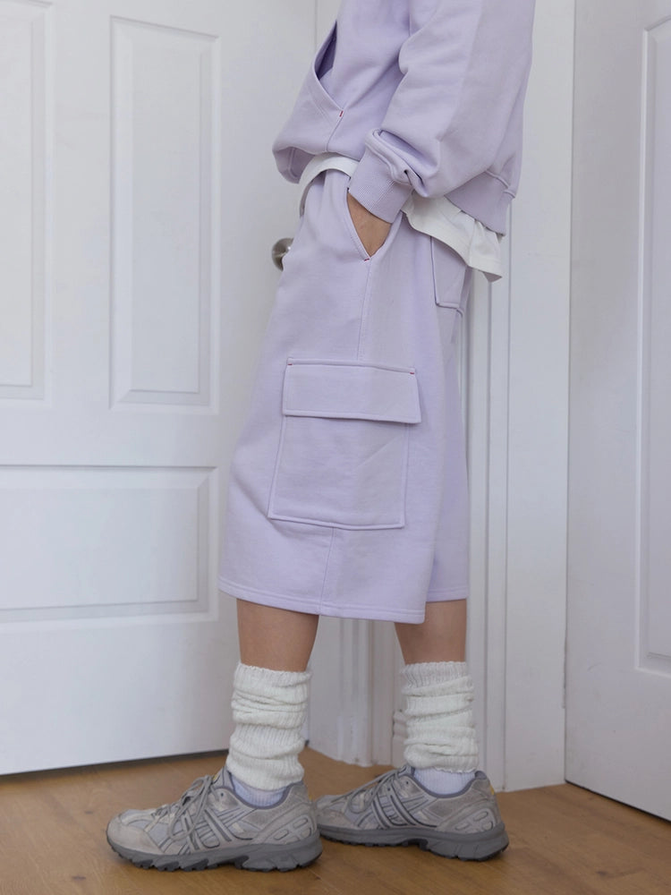 meenderi-ss-26-bartack-stitch-pocket-shorts-lavender-lavender-s