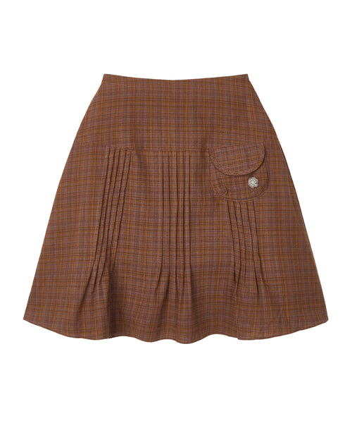 dandel-ss-26-dd-pleats-round-pocket-skirt-orange-orange-s