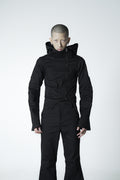 junkpark-fw-24-high-neck-unbalance-hood-jacket-black-one-size