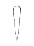 lecyto-fw-26-feather-leather-cord-necklace-silver-silver-s