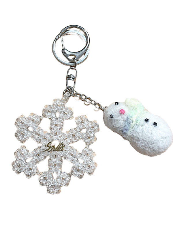 [LOLLA] Crystal Frost Keyring