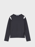 visus-ss-26-hole-sleeve-top-charcoal-charcoal-s