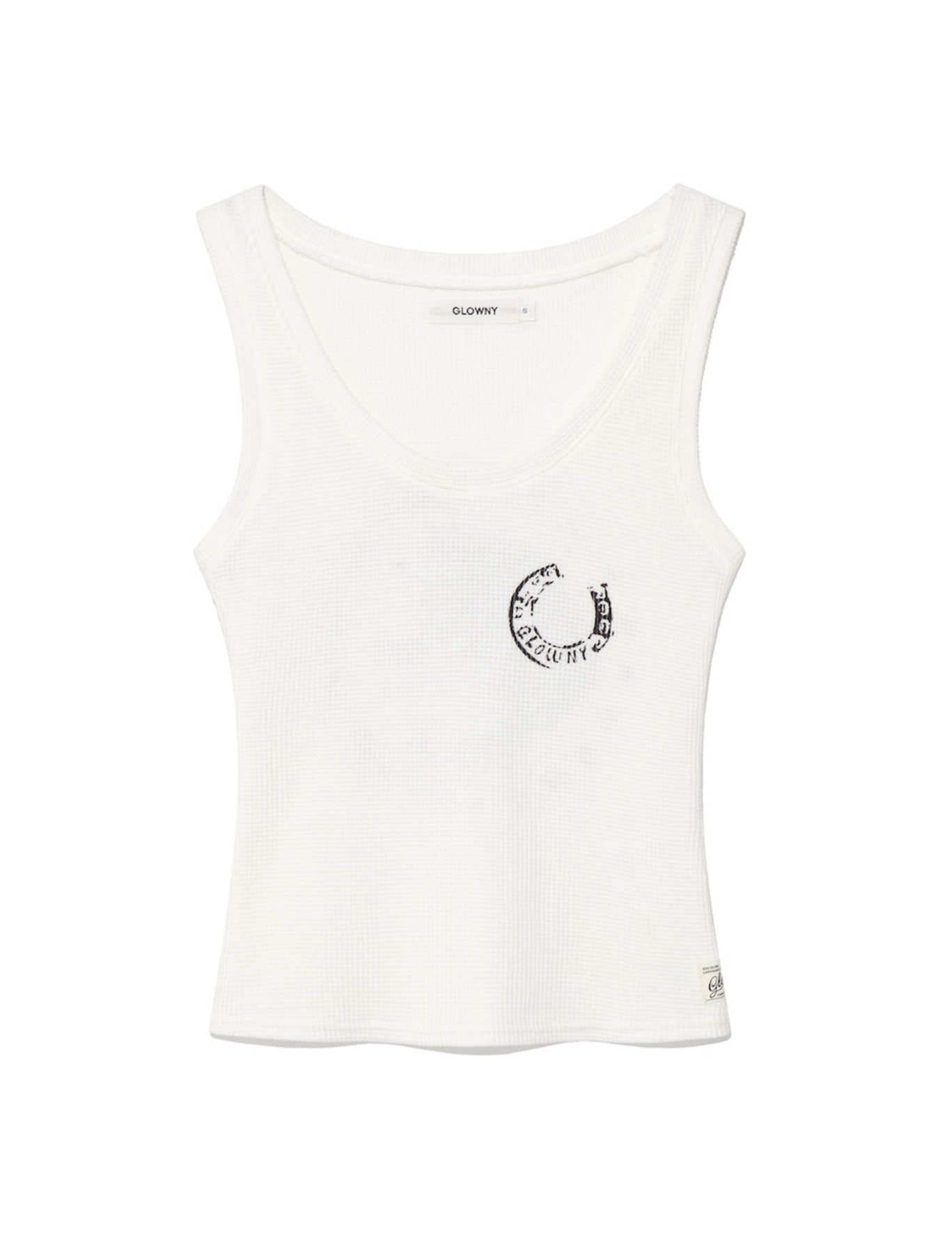glowny-fw-25-rocky-waffle-sleeveless-top-white-white-s