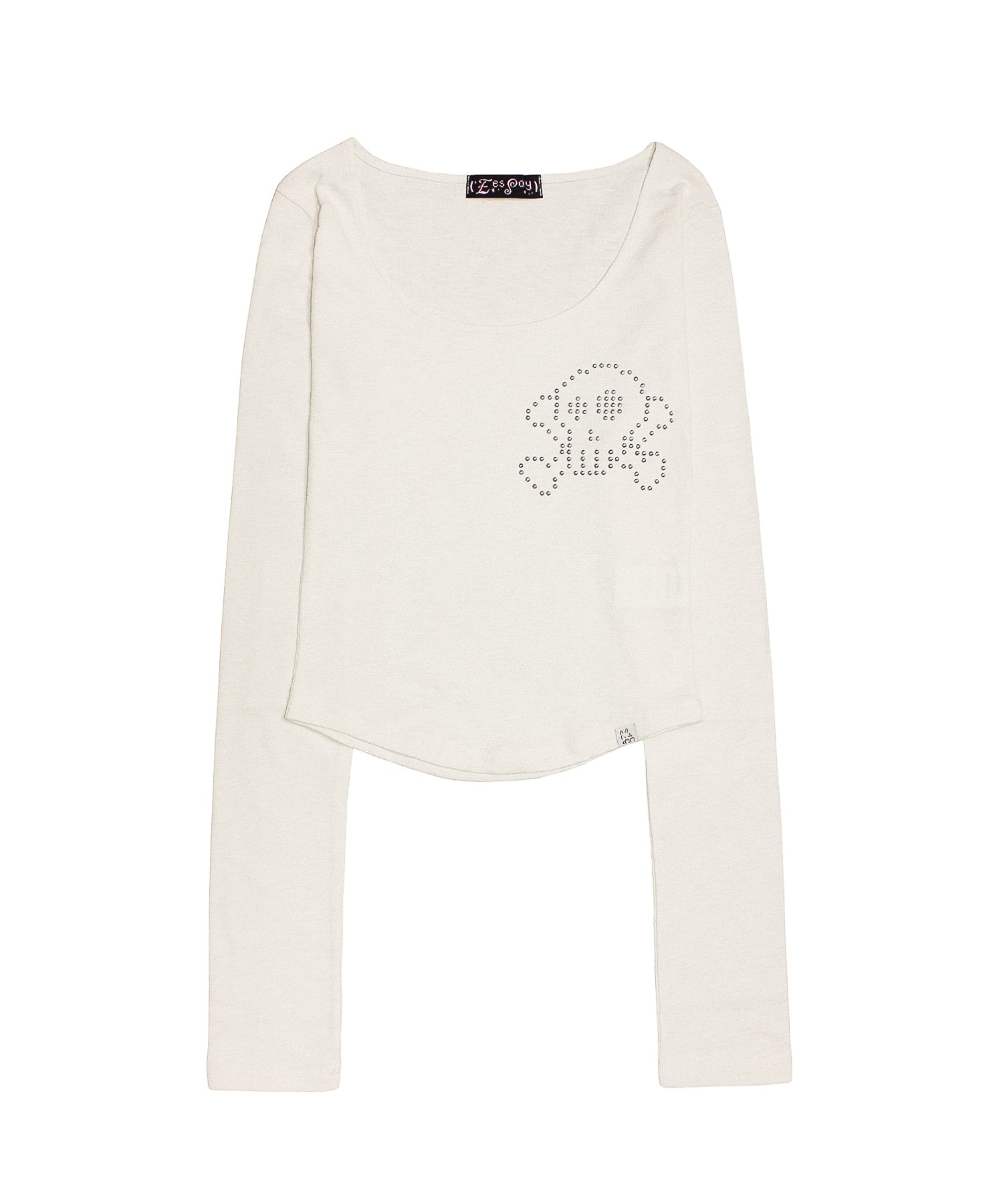 eessay-fw-25-sweet-skully-tee-cream-cream-s