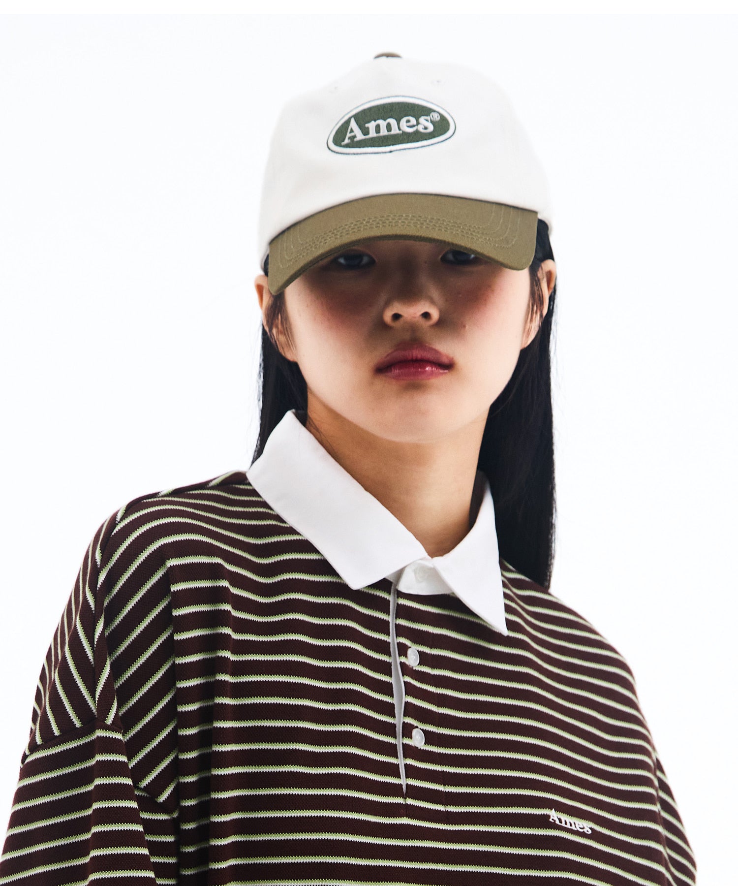 ames-worldwide-fw-25-symbol-logo-twotone-ball-cap-ivory-ivory-s