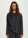 plzproject-fw-26-damage-waffle-long-sleeve-charcoal-charcoal-s
