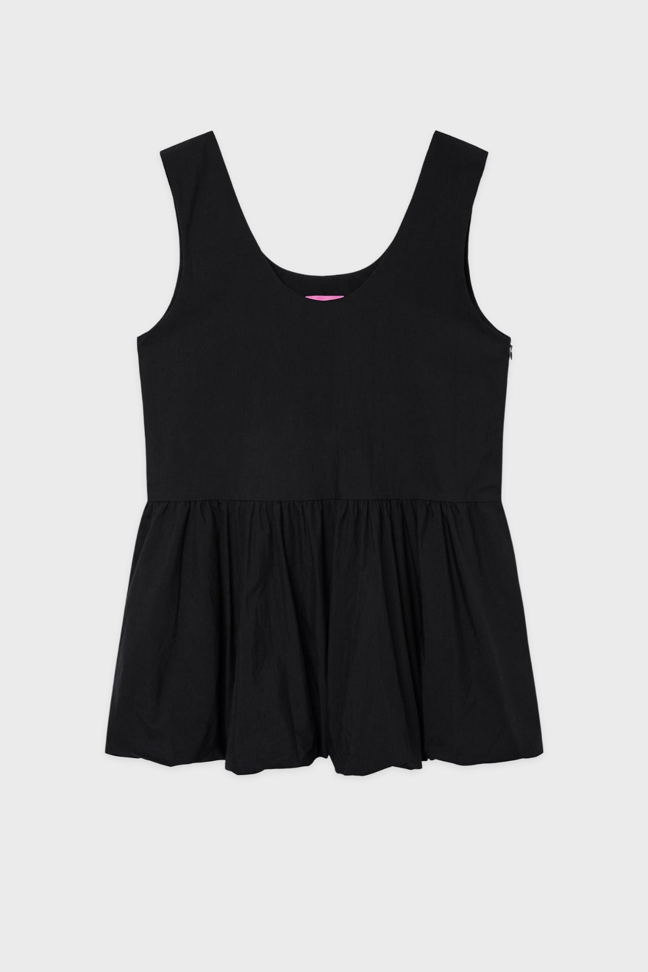 sinoon-fw-25-balloon-mini-dress-black-black-s