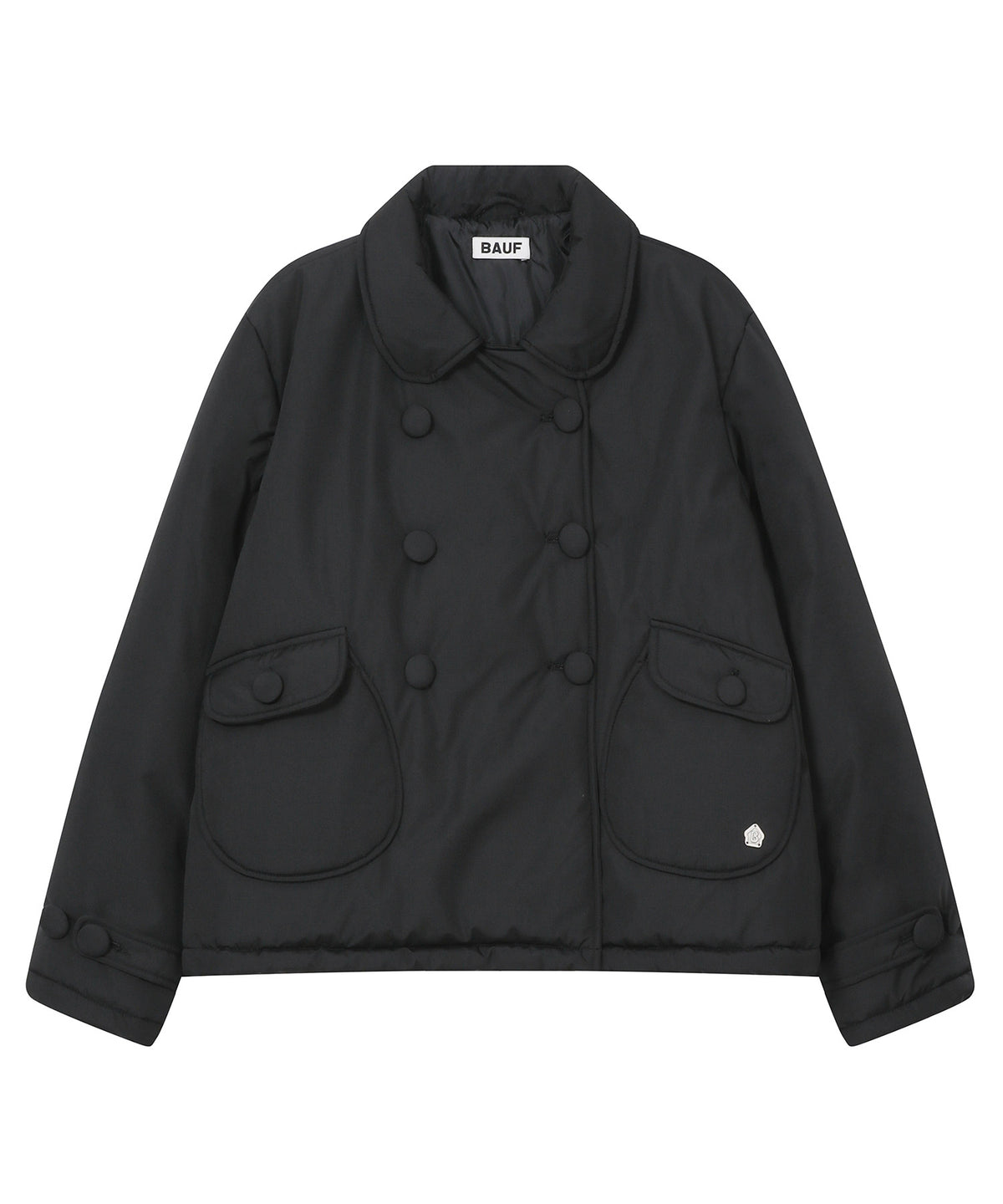 bauf-fw-26-round-neck-double-button-puffer-jacket-black-black-s