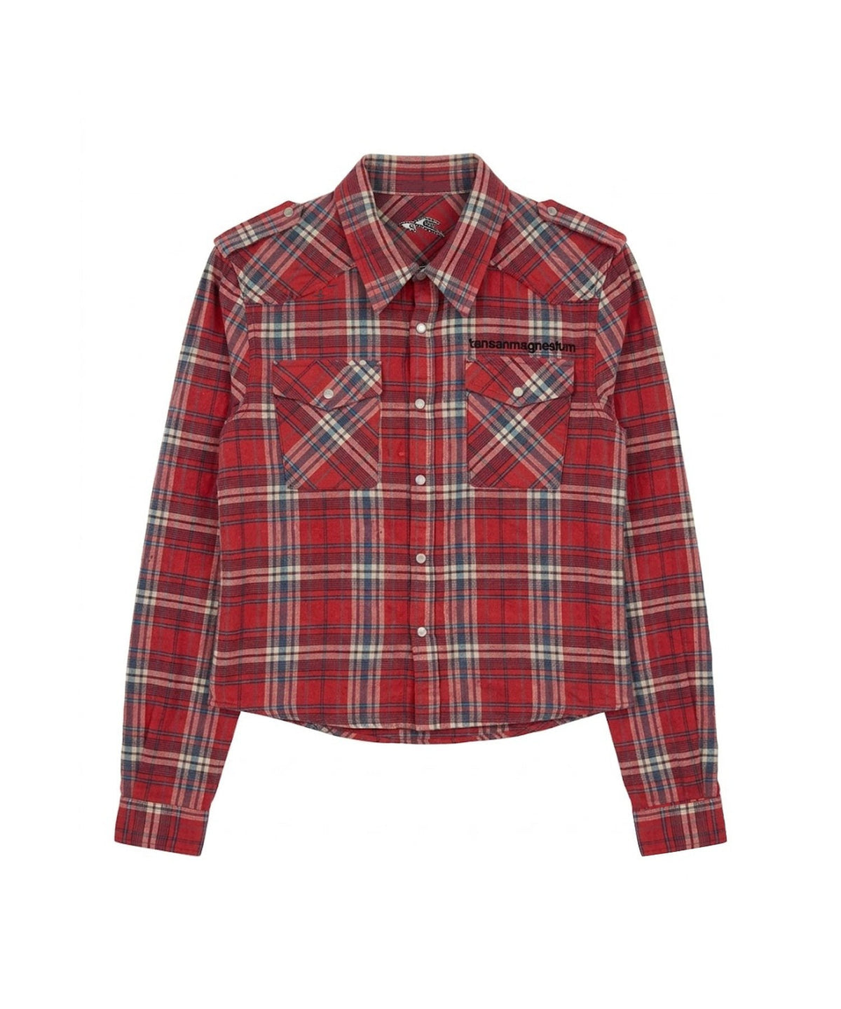 tansanmagnesium-fw-26-western-check-shirt-red-red-s