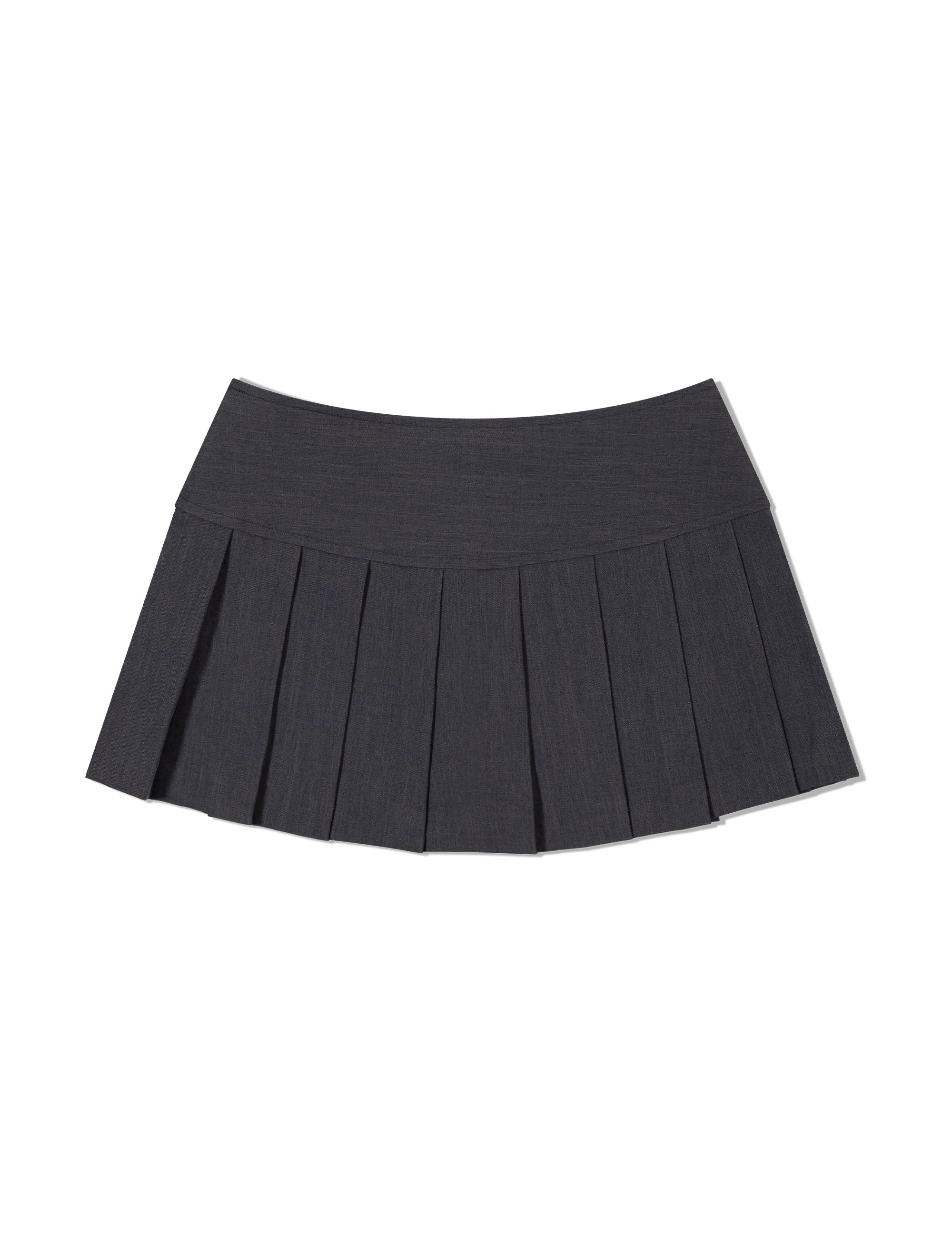 ugly-shadow-ss-25-burton-mini-pleats-skirt(grey)