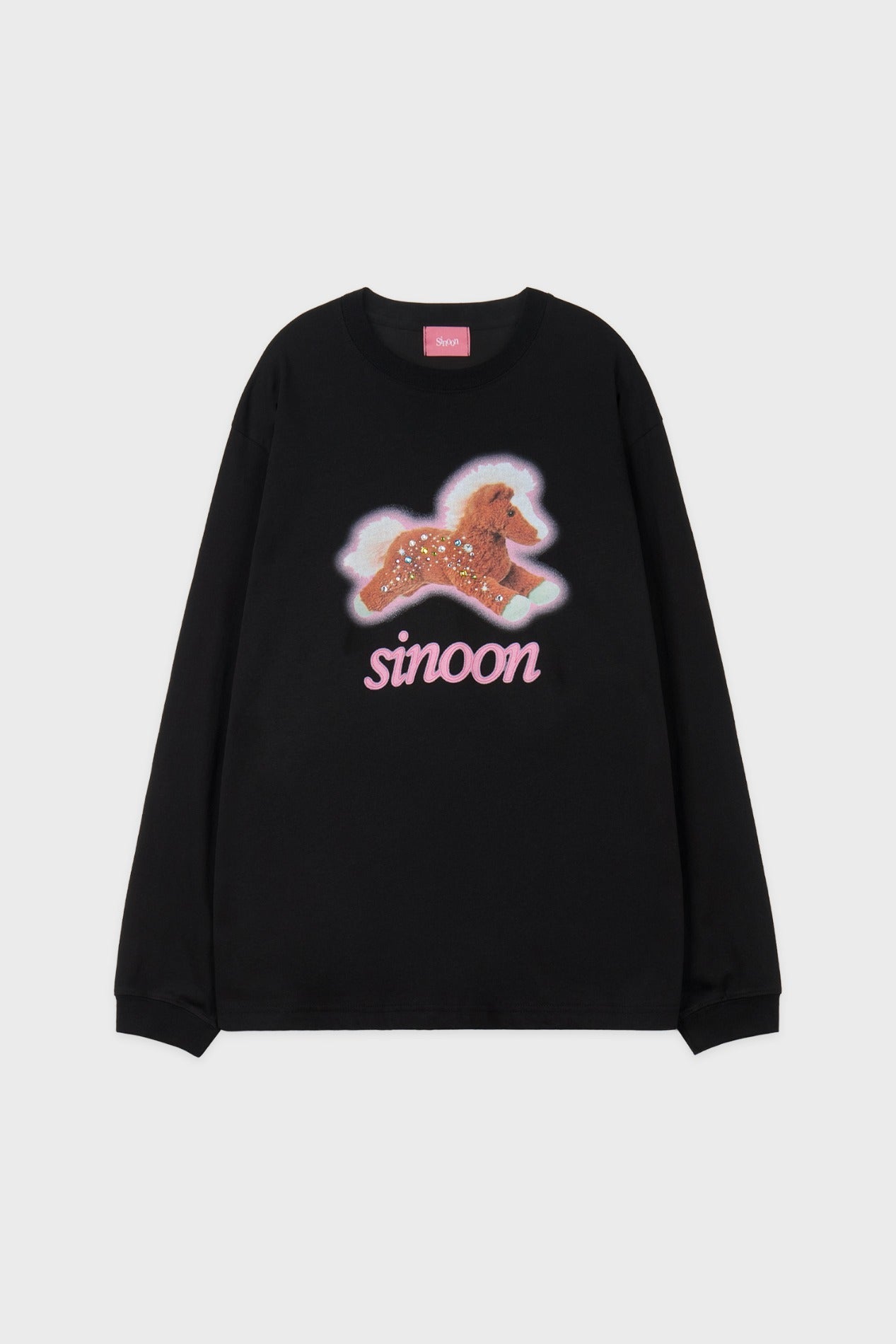 sinoon-ss-26-horse-beads-long-sleeve-black-black-s