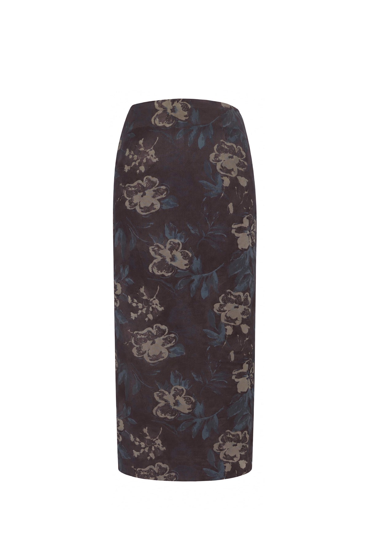 poko-fosca-fw-26-slit-long-skirt-brown-brown-s