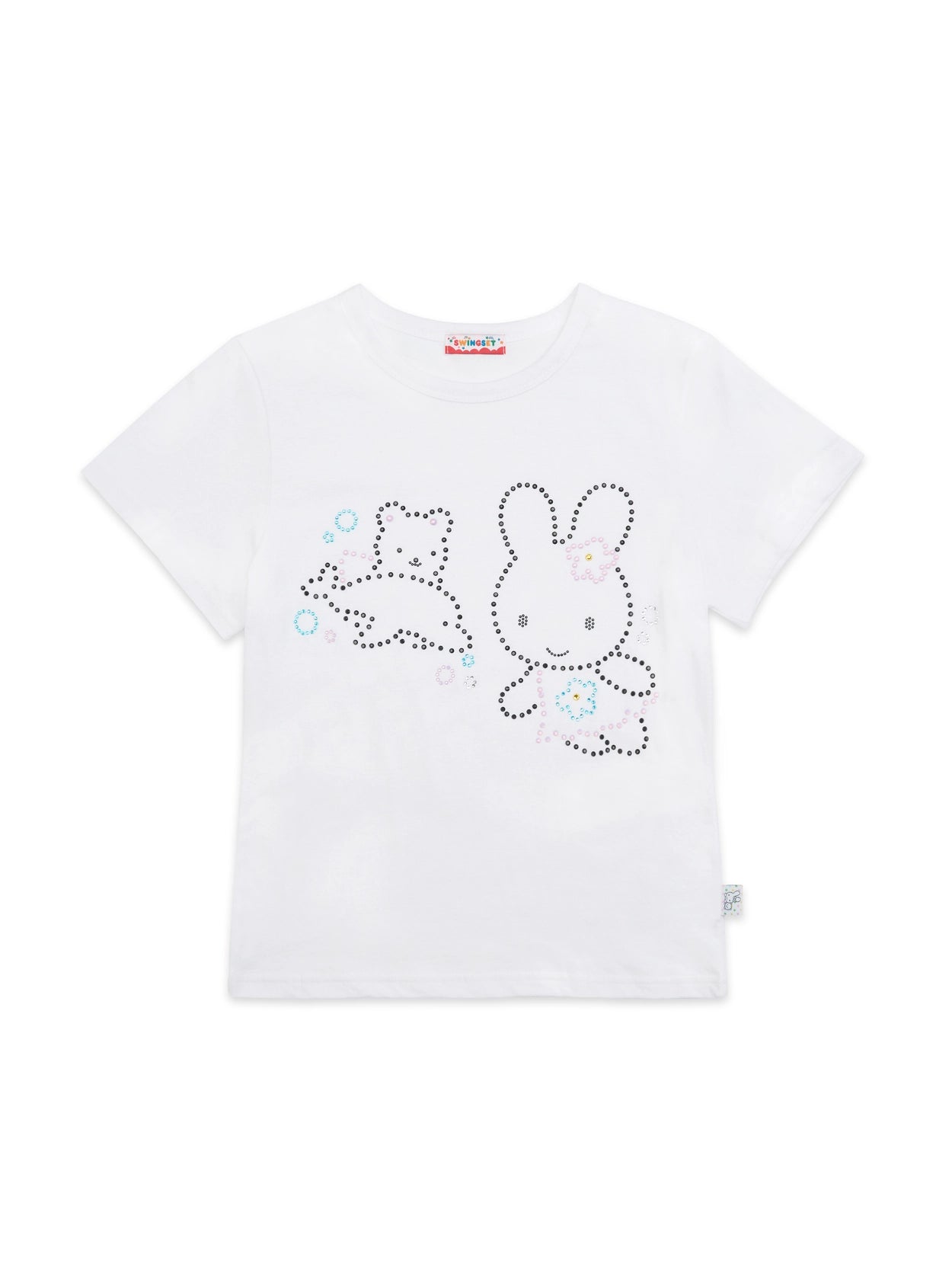 swingset-ss-25-x-youngart-kiddy-jini-summer-cubic-t-shirt-white-s