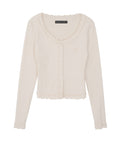 high-school-disco-fw-25-frill-button-cardigan-cream-cream-s