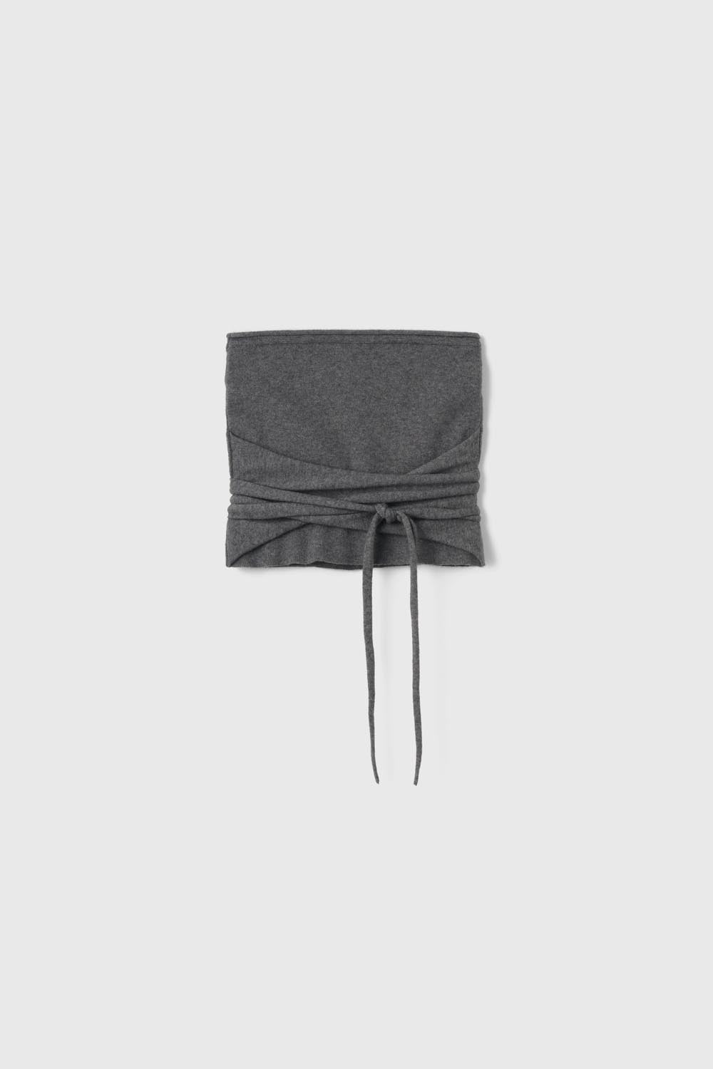 anedit-fw-26-i-contour-wrap-tube-knit-bustier-charcoal-charcoal-s