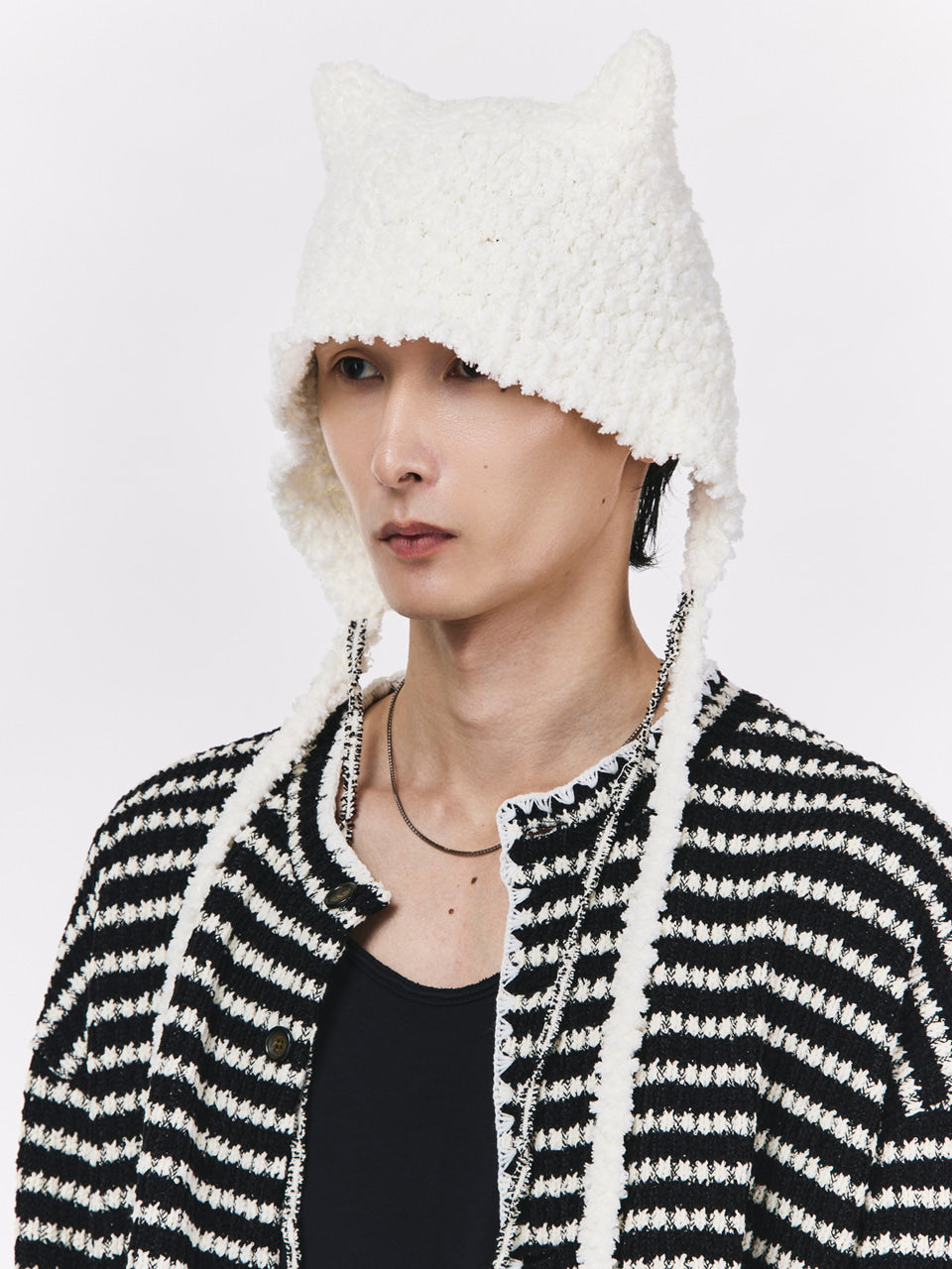 the-greatest-fw-25-cats-string-beanie-ivory-ivory-s