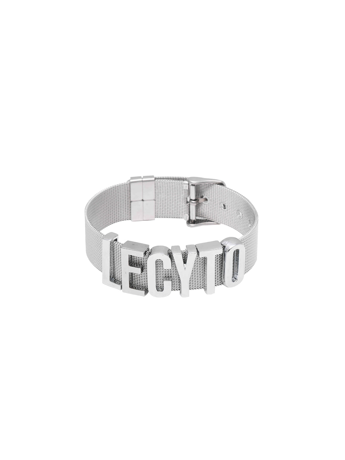 lecyto-fw-26-logo-mesh-bracelet-silver-silver-s