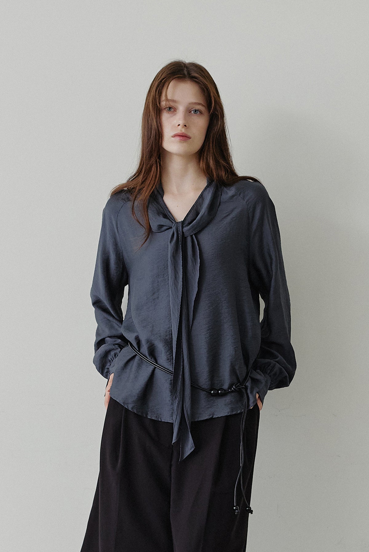 makeatoast-fw-26-drape-tie-blouse-dark-gray-dark-gray-s