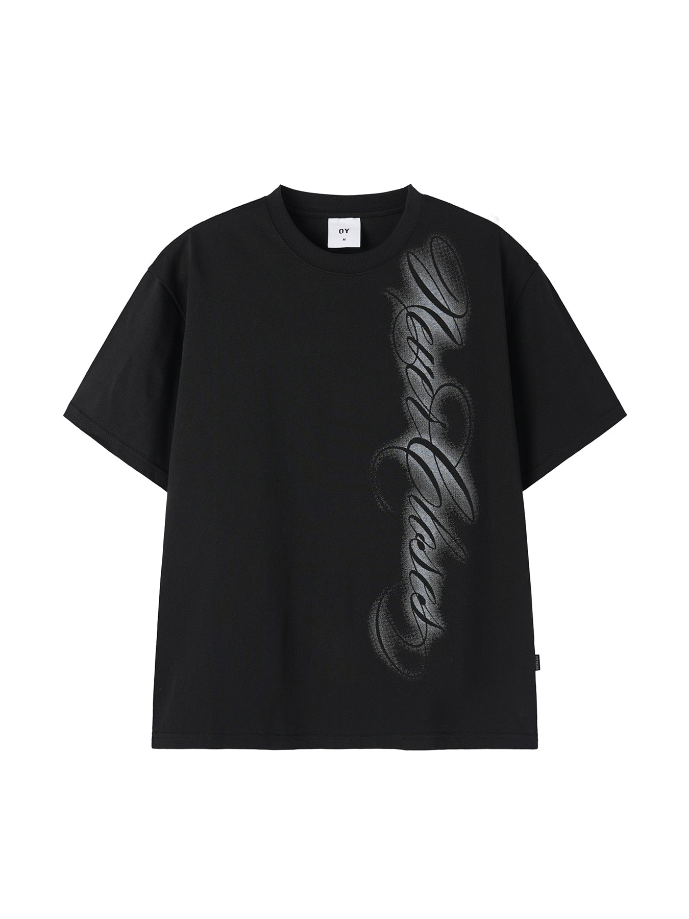 oy-ss-26-noiseline-script-tee-black-black-s