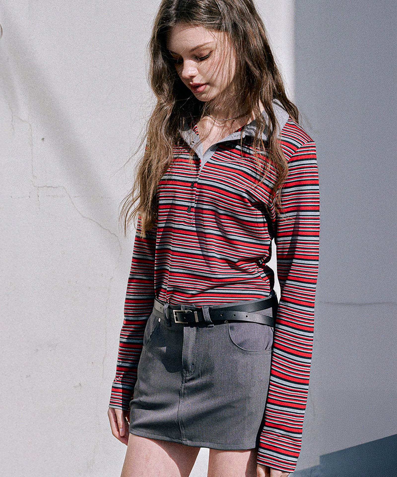 dear-me-ss-25-multi-stripe-piqu?-tshirt-(red)