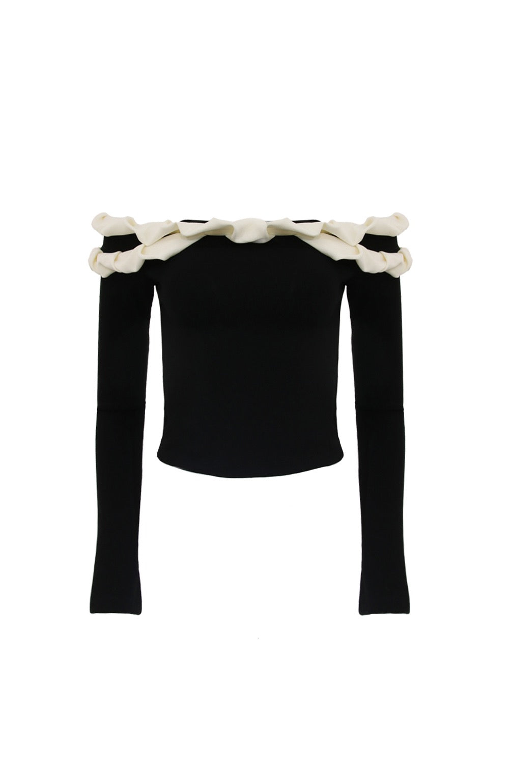 odd-one-out-fw-25-twist-frill-off-shoulder-top-ivory-black-ivory-black-s