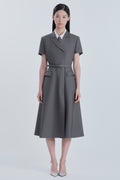 mausoleum-fw-26-jenn-long-belted-half-sleeve-dress-gray-gray-s