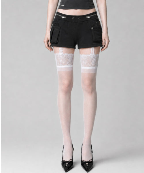 etre-au-sommet-ss-26-two-zipper-short-pants-black-black-s
