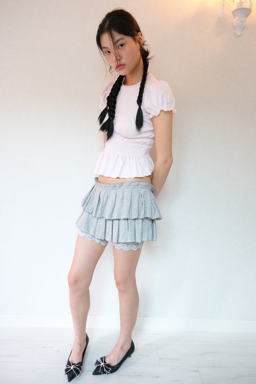 losesleepover-ss-26-low-rise-lace-hem-skort-melange-gray-melange-gray-s