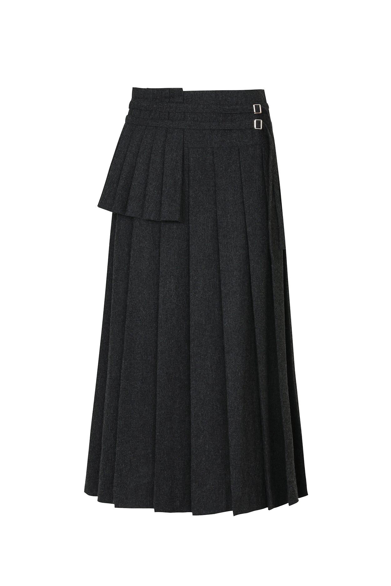 pain-or-pleasure-fw-25-layered-pleats-skirt-charcoal-charcoal-s