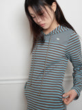 onska-ss-26-stripe-hoodie-dress-blue-mud-mud-s
