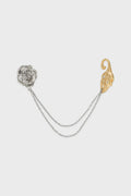 sinoon-fw-25-linked-roseleaf-brooch-silver-gold-silver-gold-s