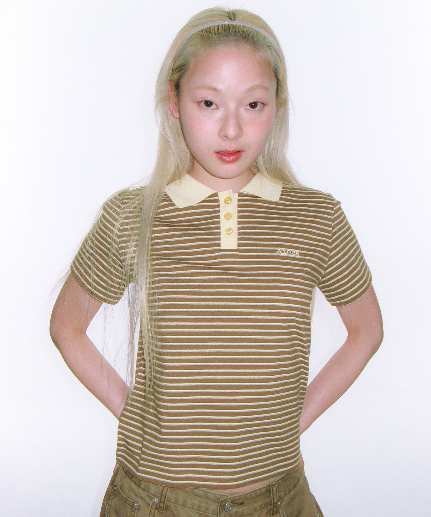 ames-worldwide-ss-26-basic-stripe-collar-tee-brown-brown-s